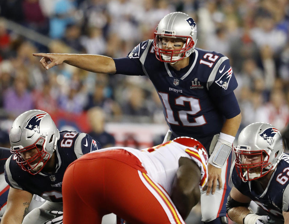 New England Patriots quarterback Tom Brady's popularity extends to Europe as well. (AP)