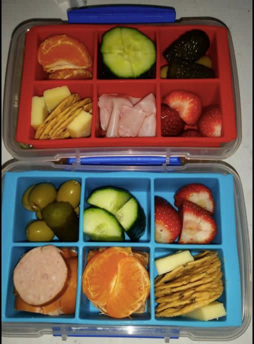 Mums everywhere are posting pictures of their homemade Kmart bento boxes. Photo: Facebook