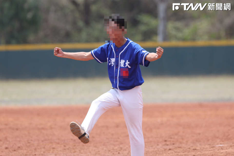 20歲楊姓男大生是台體大棒球隊的王牌投手。（圖／翻攝UBL大專棒球運動聯賽臉書）