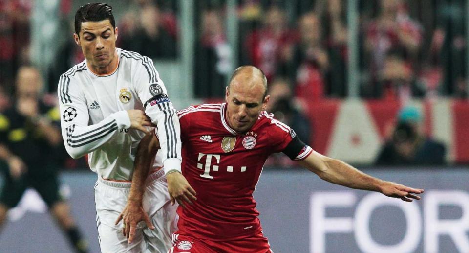 Cristiano Ronaldo and Arjen Robben