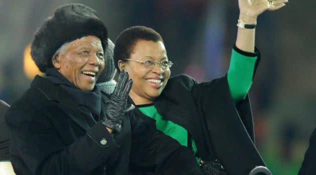 Nelson Mandela and his third and current wife Graca Michel. Photo: Reuters