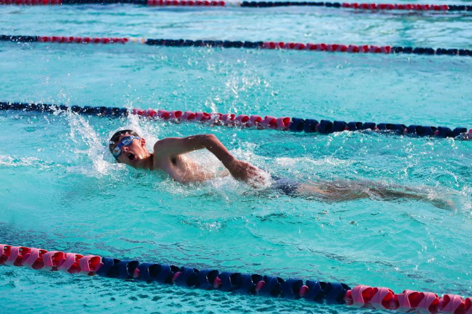 South Lafourche hosted a swimming meet at Larose Civic Center Pool on Oct. 18.