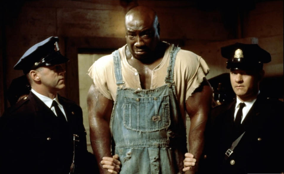 The Green Mile (1999).- Parece increíble pero esta conmovedora película realizada por Frank Darabont y protagonizada por Tom Hanks no se llevó ningún Premio Oscar pese a haber recibido cuatro nominaciones.