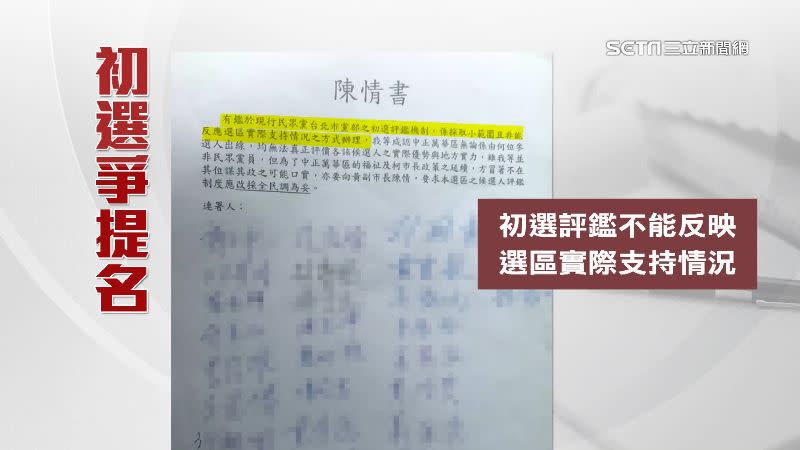 張耀宇被爆出向民眾黨遞交陳情書。