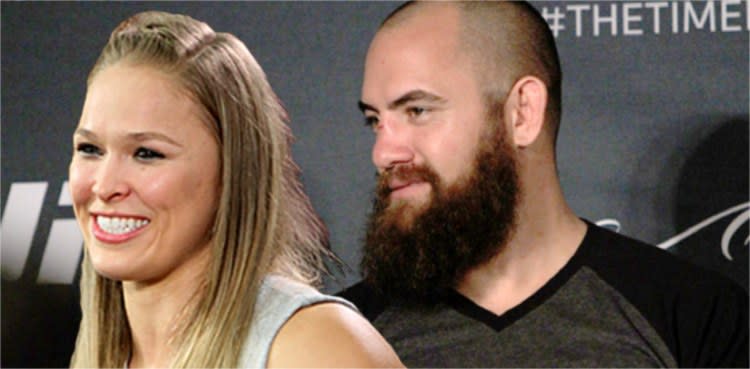 Ronda Rousey and Travis Browne