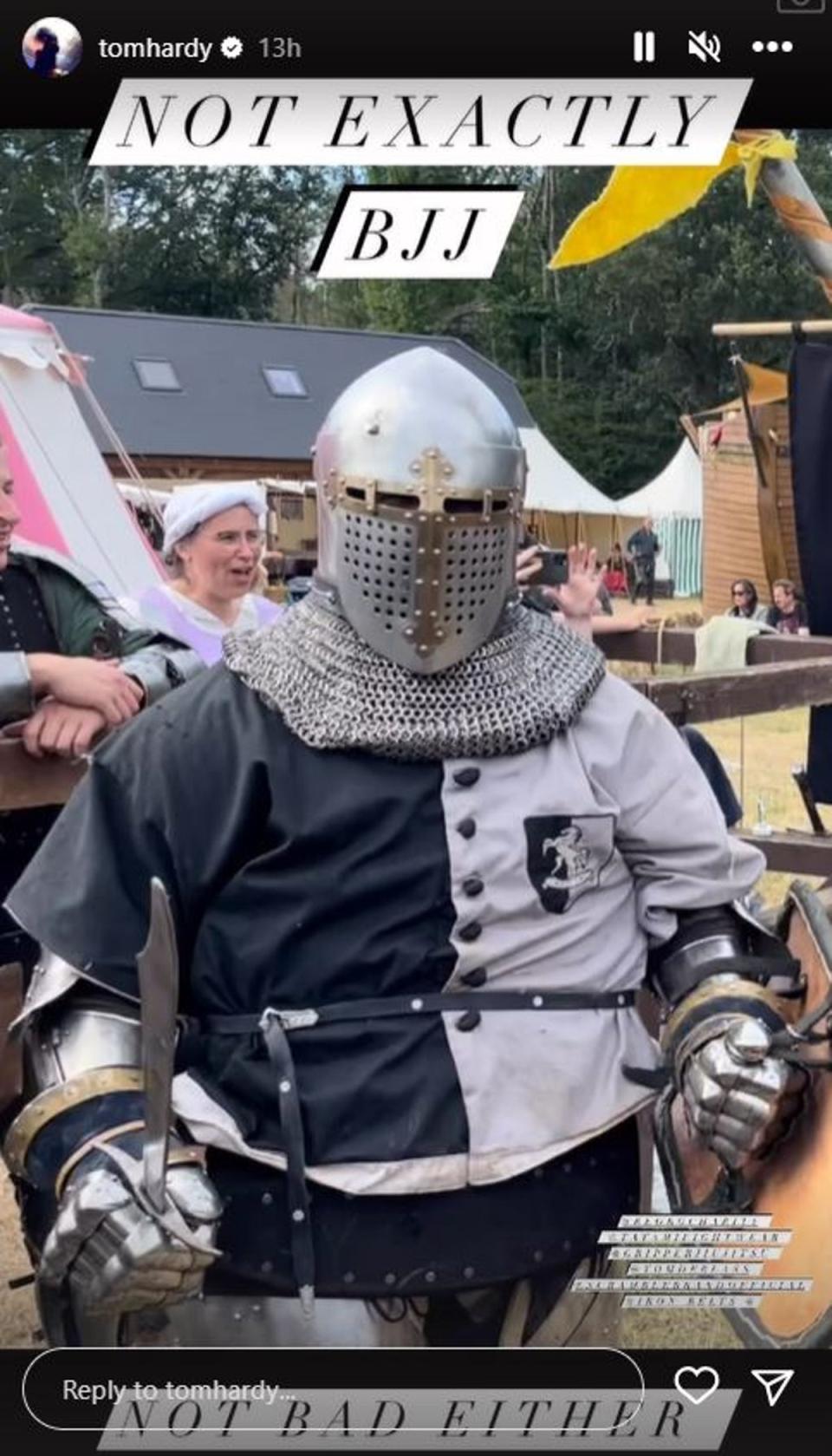 Tom Hardy at The Loxwood Joust (@tomhardy)