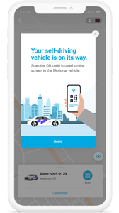 Via-Motional App robotaxi app