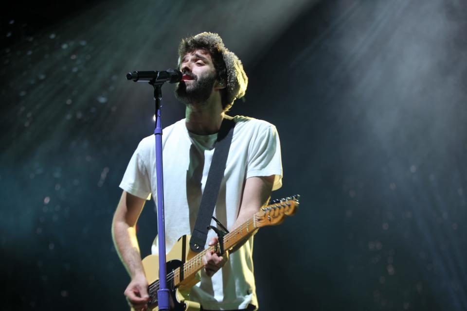 AJR performs at the American Family Insurance Amphitheater in Milwaukee on June 4, 2022.