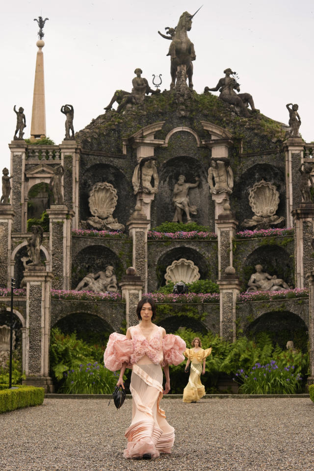 Louis Vuitton takes Baroque and botanical cues from Italy's Isola Bella for Cruise  2024 collection