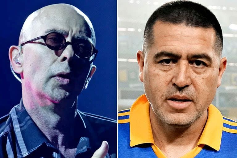 El Indio Solari y Juan Román Riquelme