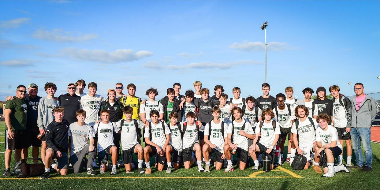 The Pennridge High School boys' soccer team tied a program record with 17 wins and earned the Team of the Year for the 2022 season.