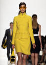 The Michael Kors Spring 2013 collection is modeled during Fashion Week in New York, Wednesday, Sept. 12, 2012. (AP Photo/Richard Drew)