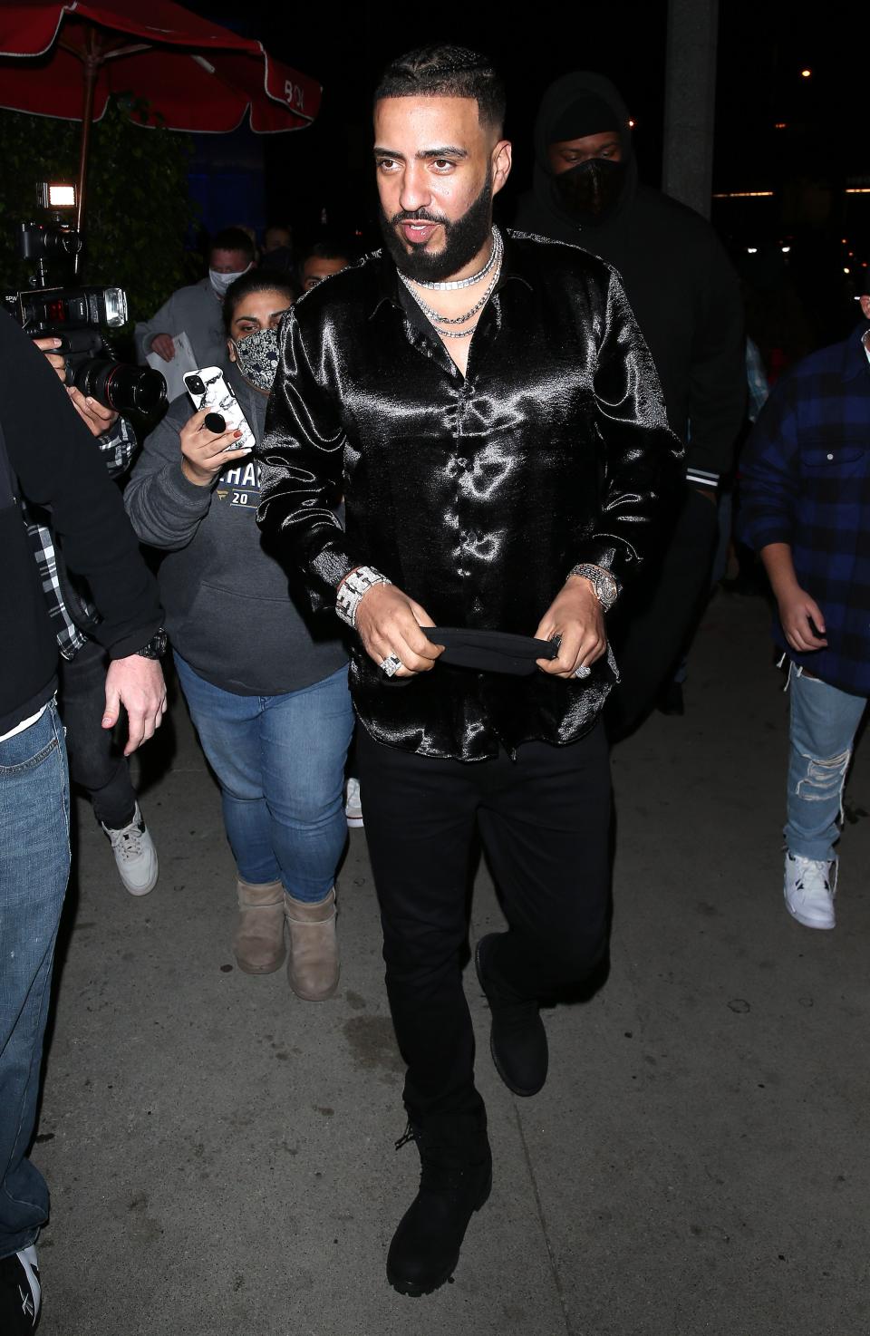 French Montana  in Beverly Hills, November 16, 2020.