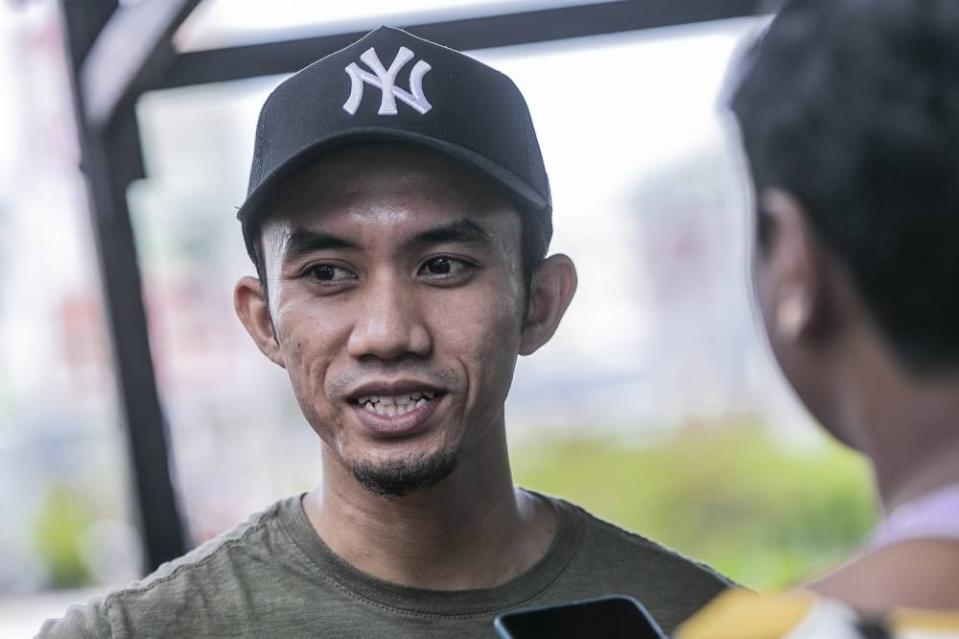 Muhammad Hamka Edi speaks to Malay Mail during an interview in Muar November 3, 2022. — Picture by Hari Anggara