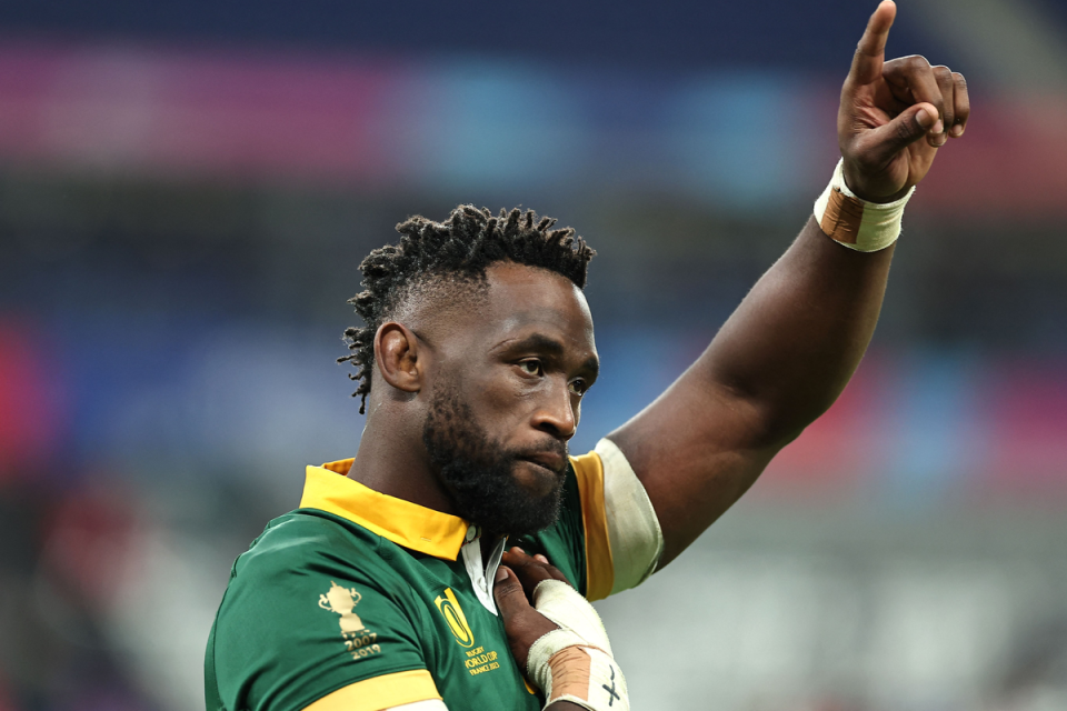 Siya Kolisi is aiming for back-to-back crowns (AFP via Getty Images)