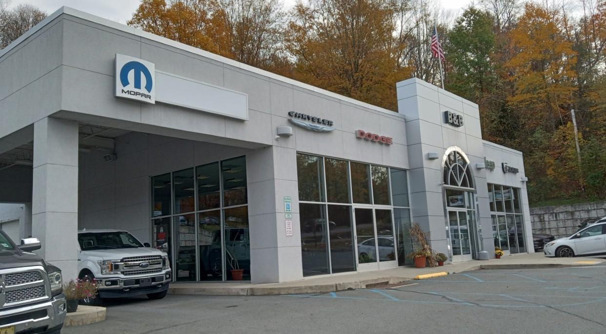 The B&B Chrysler Dodge Jeep Ram showroom in Honesdale was opened in the summer of 2014 once B&B expanded to sell Chrysler and Jeep vehicles. Under new ownership in the fall of 2023, the business is now known as Honesdale Dodge Chrysler Jeep Ram.