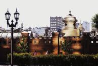 The famous cemetery La Recoleta in Buenos Aires, Argentina. Some former Presidents, sport athletes, scientists and actors are buried here.