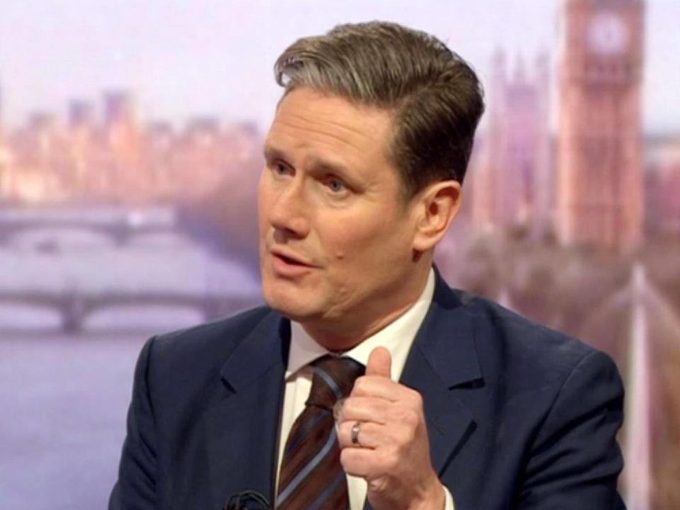 Sir Keir Starmer has walked a tough line on Brexit (BBC)