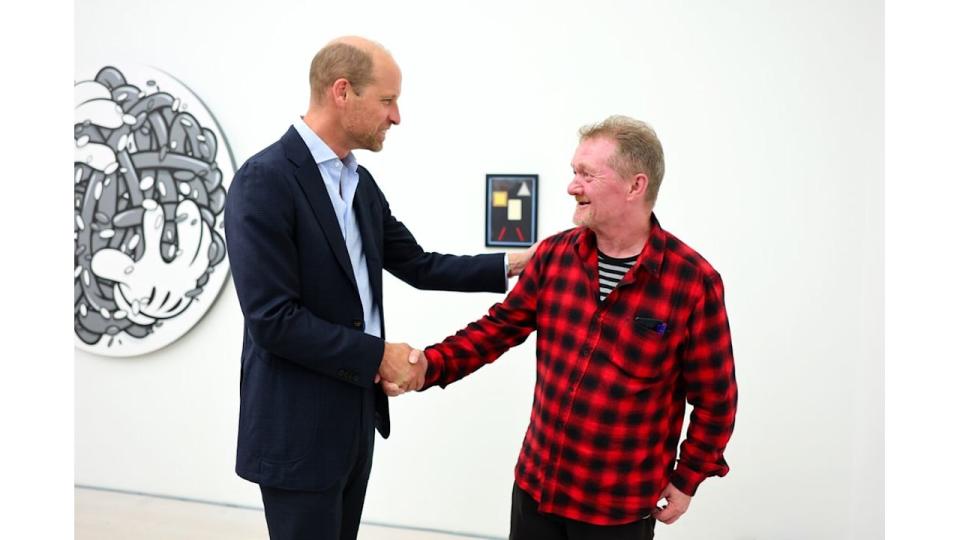 Prince William and Dave Martin