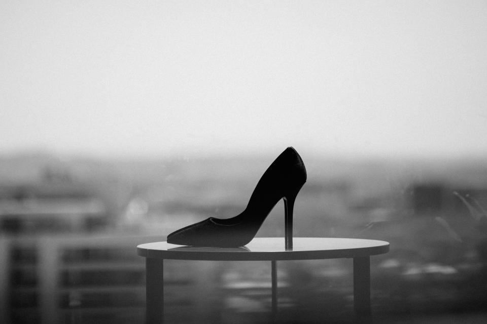 “Close-up of my amazing Louis Vuitton pumps.” - Credit: Vikram Valluri/BFA.com