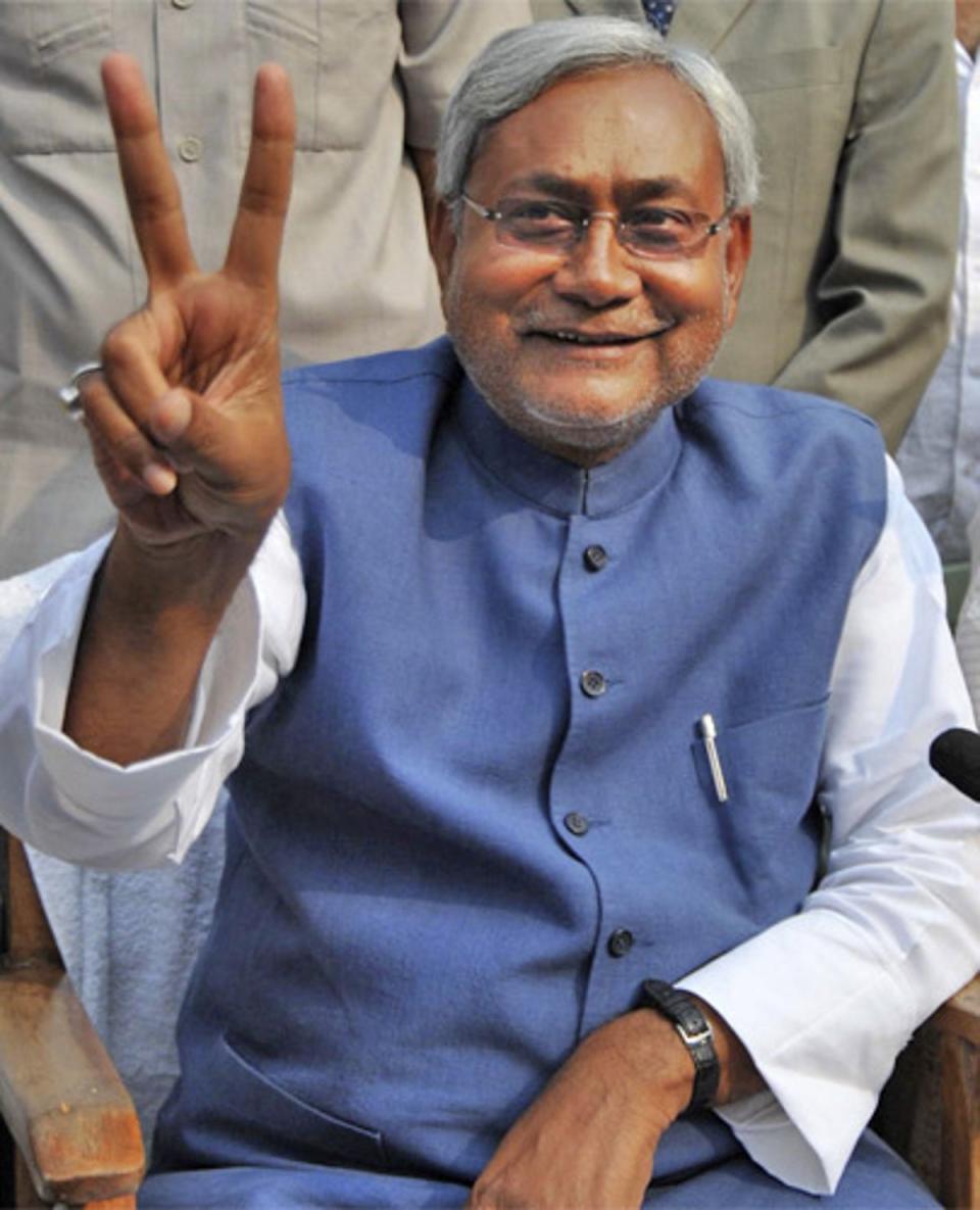 Nitish Kumar, chief minister of India’s poorest state of Bihar (AP)