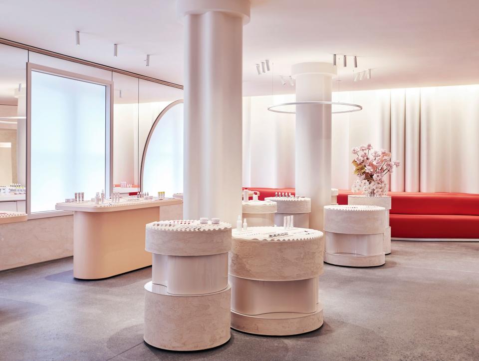 Glossier flagship store in NYC