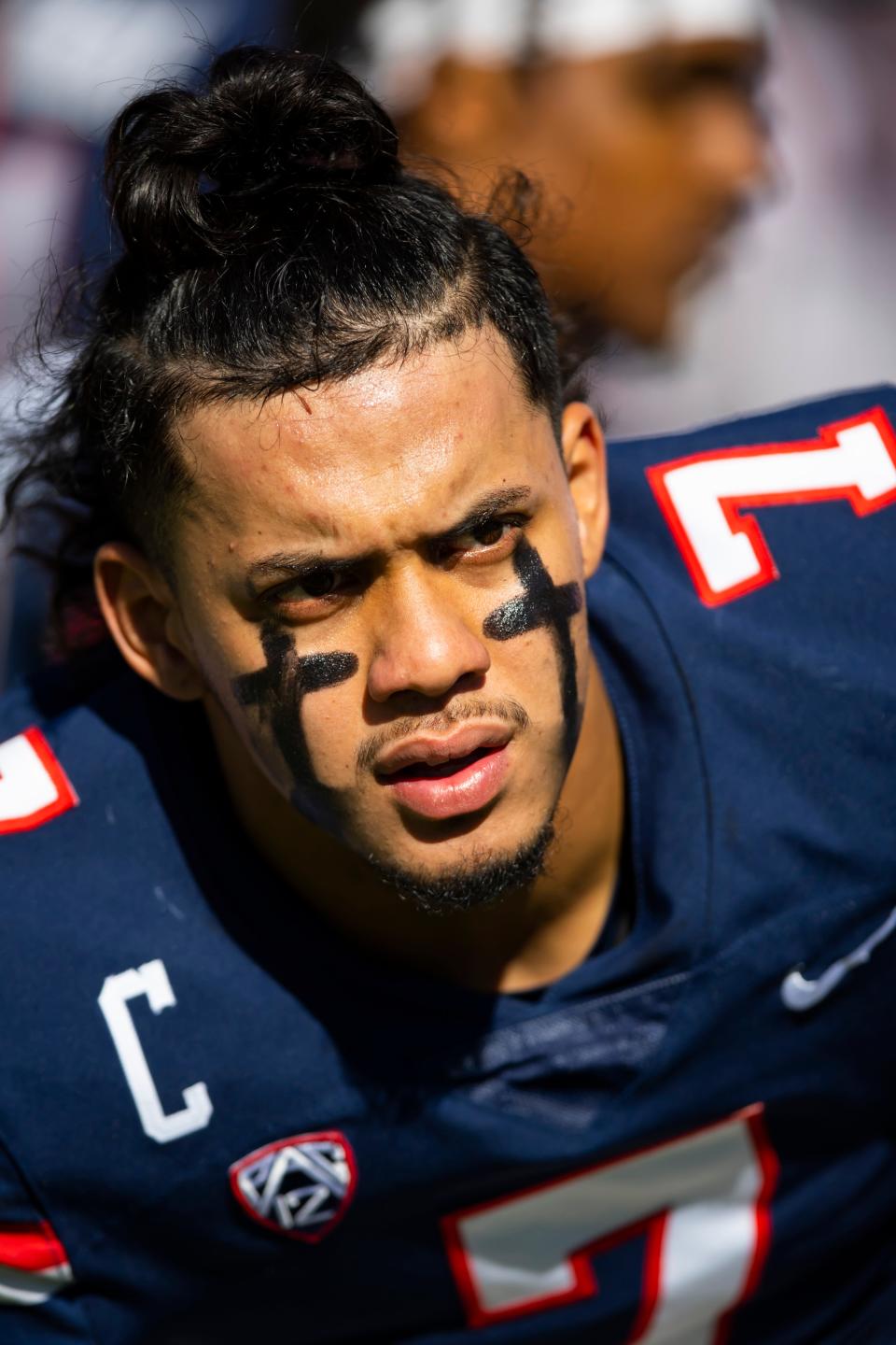 Jayden de Laura recently transferred to Texas State University but reportedly withdrew from the school after backlash from the student body. Shortly after, he declared for the NFL Draft.
