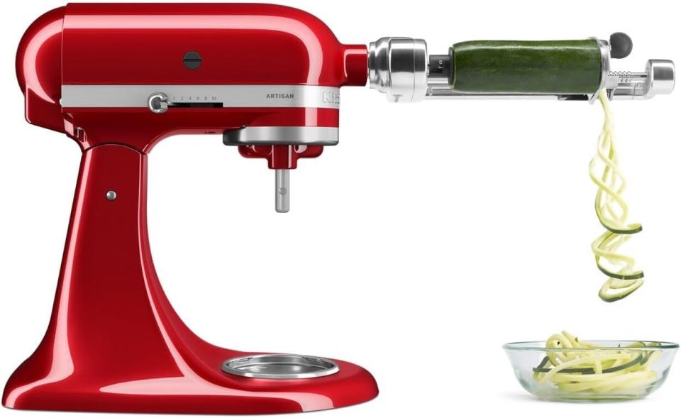 Get Your Zoodle on With KitchenAid’s 50% Off Spiralizer Attachment