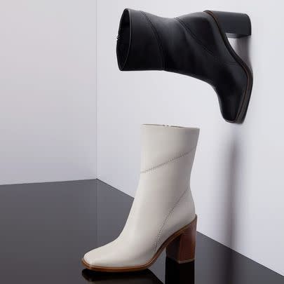 A pair of Franco Sarto mid-calf boots