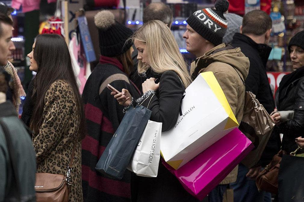 Economists warned household spending could slow: AFP/Getty Images