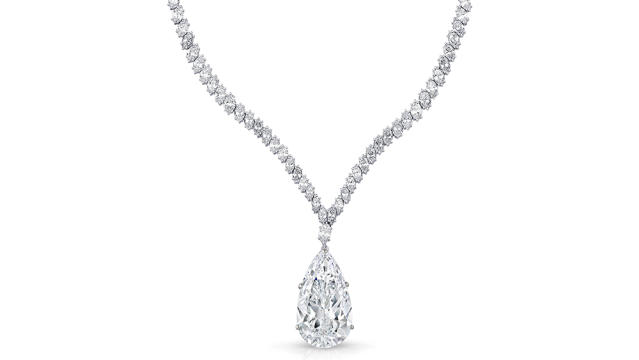 A Harry Winston Necklace With a Giant 38-Carat Diamond Could Be