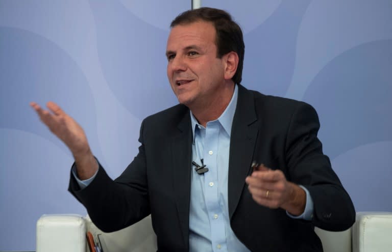 Former Rio de Janeiro mayor Eduardo is the frontrunner in Rio state's gubernatorial election