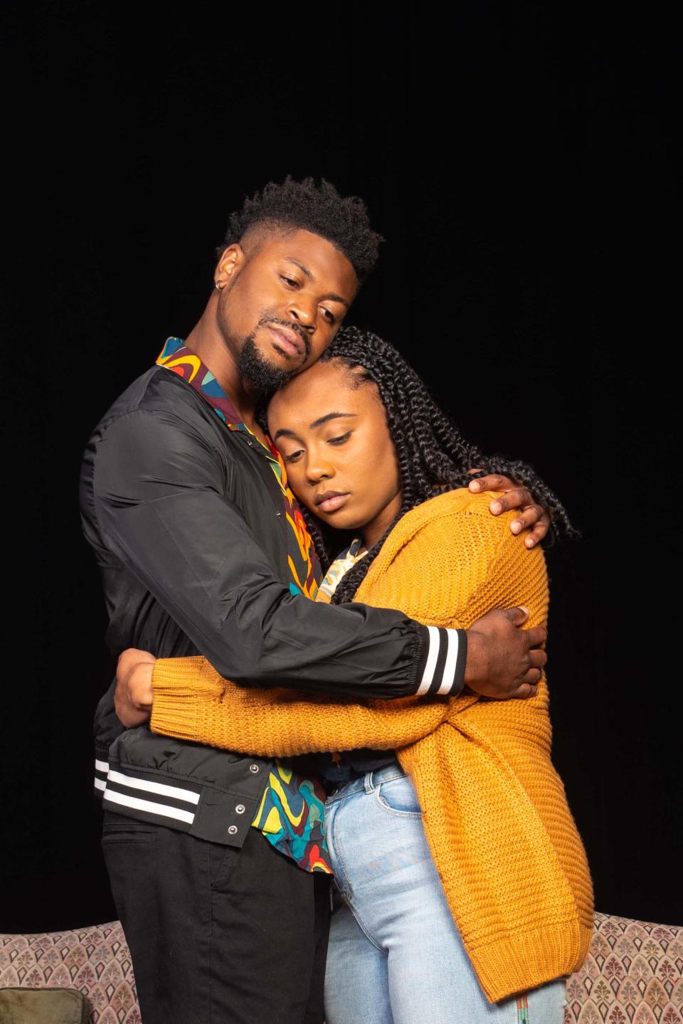 Rickey Watson Jr. and Rebecca Rose Mims are second-year students in the FSU/Asolo Conservatory and featured in Lydia Diamond’s play “Stick Fly.”