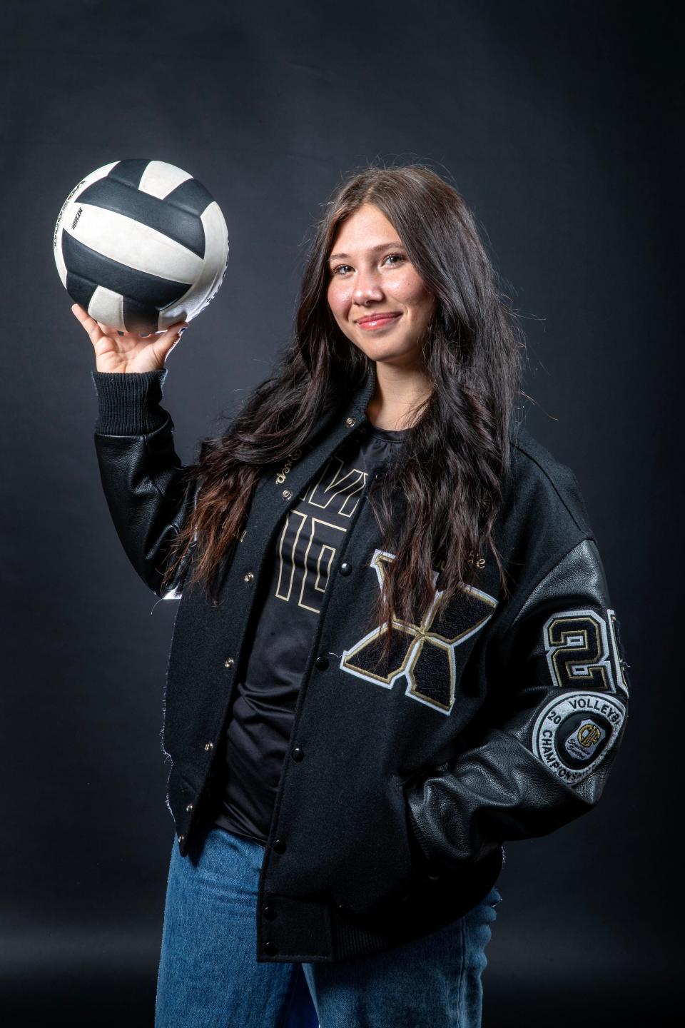 Juliette Rothe, Xavier Prep volleyball player, is a Desert Sun Top Fall Athlete, December 13, 2023.
