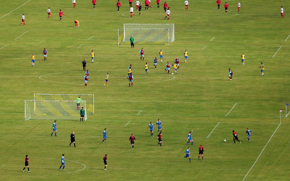 A view over Hackney Marshes football pitches on September 30, 2012 in London, England. Hackney Marshes in east London - Getty Images