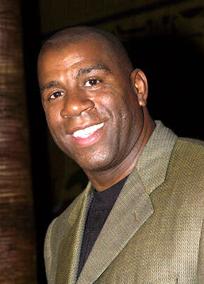 Magic Johnson at the Hollywood premiere of Lions Gate's The Wash