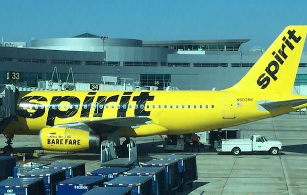 Ironically, Spirit's slogan is 'Home of the bare fare'. Source: One Mile at a Time