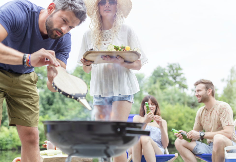 Britons are splashing out on barbecues this summer (Picture: Rex)