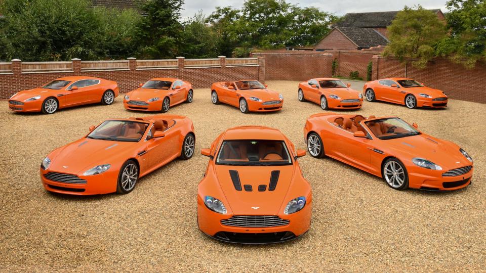 Orange Aston Martin Collection Is This Fall's Zesty Auction Hit photo