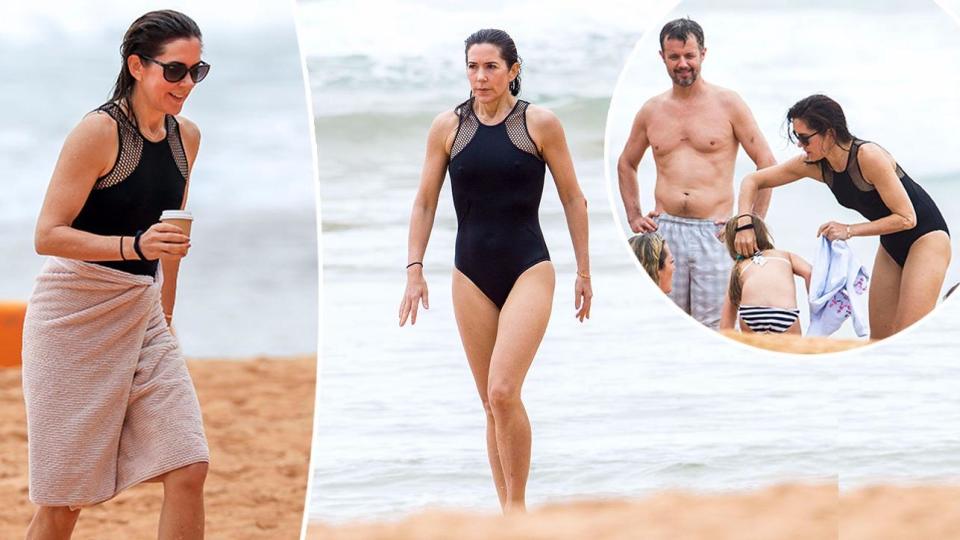 Princess Mary's Aussie family beach day