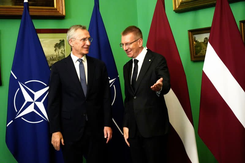 NATO Secretary General Jens Stoltenberg in Riga