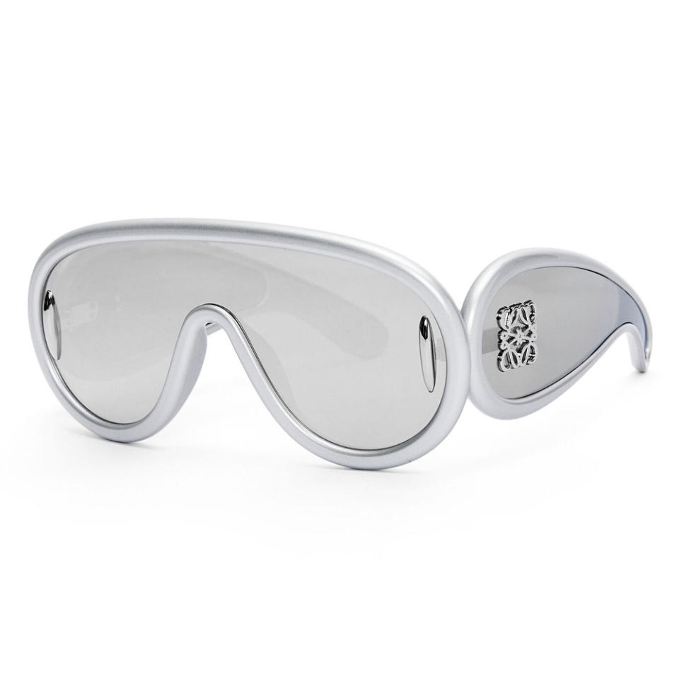 Loewe Wave Mask Sunglasses Silver