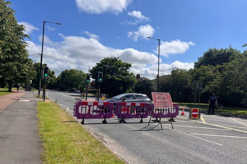 Road closures and traffic on Marton Road following a collision