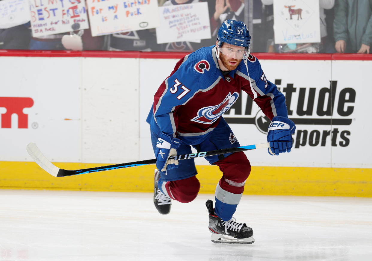 J.T. Compher is taking advantage of increased opportunity with Colorado, boosting his fantasy value. (Photo by Michael Martin/NHLI via Getty Images)