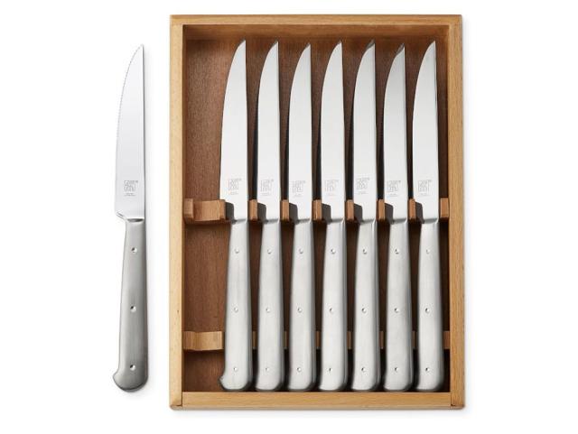 ZWILLING Porterhouse Stainless Steel 8-pc Steak Knife Set with Black  Presentation Case 