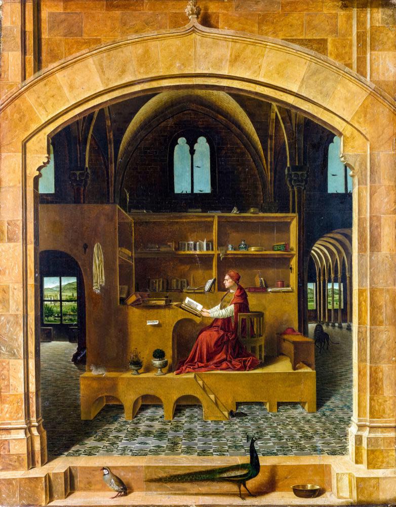 Saint Jerome in his Study, 1475, by Antonello da Messina.