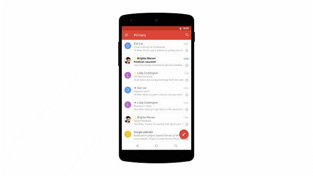 Google has continued to tweak its Gmail mobile apps to try and make things