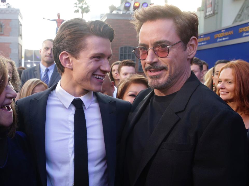 tom holland robert downey jr 2017