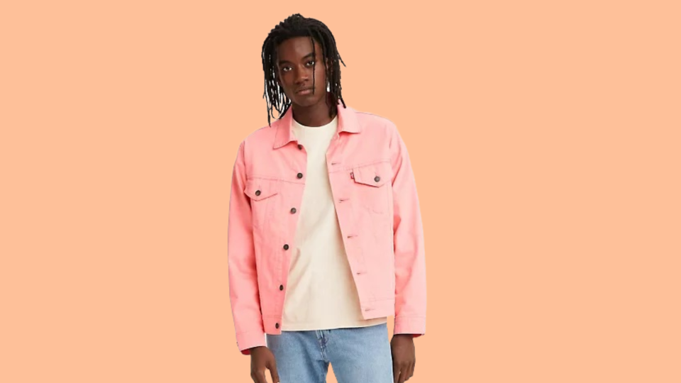 Think pink with your denim.