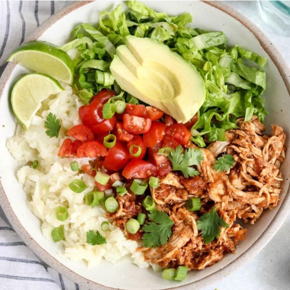 Instant Pot Chicken Burrito Bowls